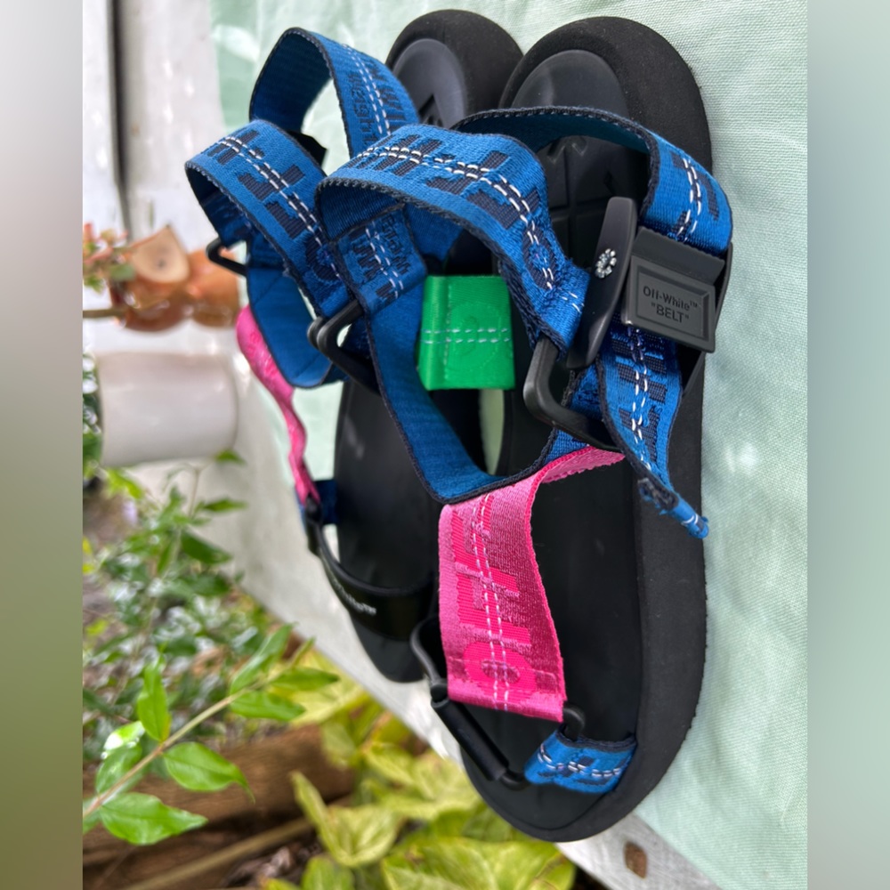 Off-White Multicolor Sandals - image 11